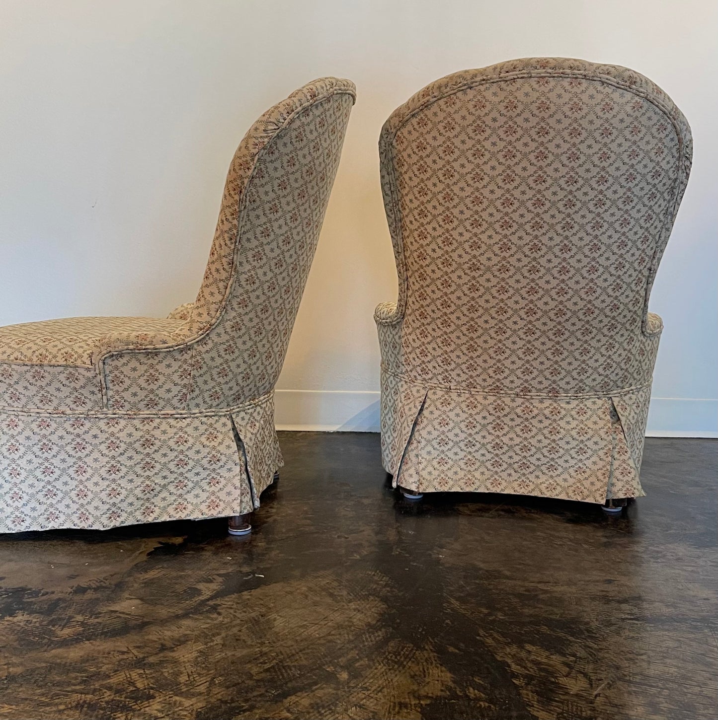 Victorian Slipper Chair (Pair)