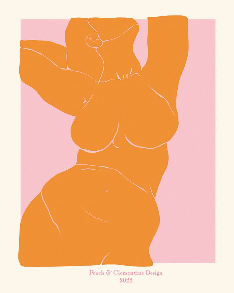 Peach & Clementine Design's Figure #2 Print