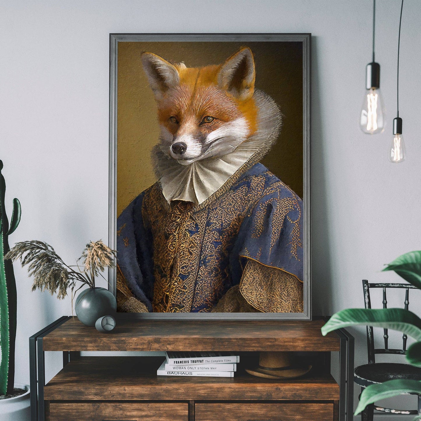 Fox Animal Head Print - 1