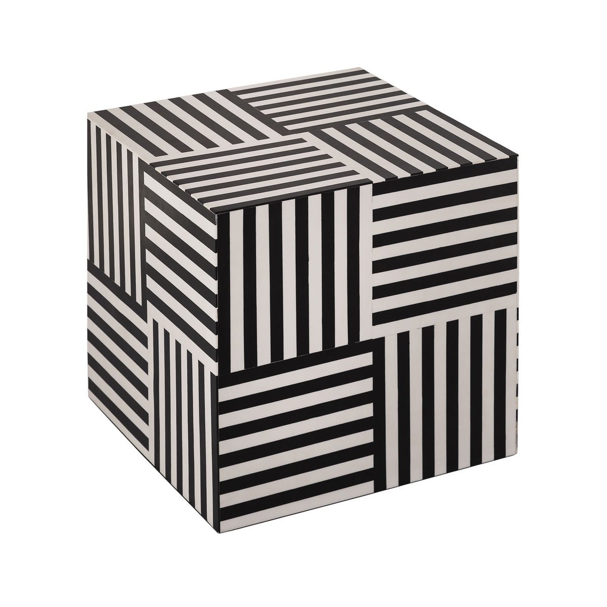 geometric cube side table 1