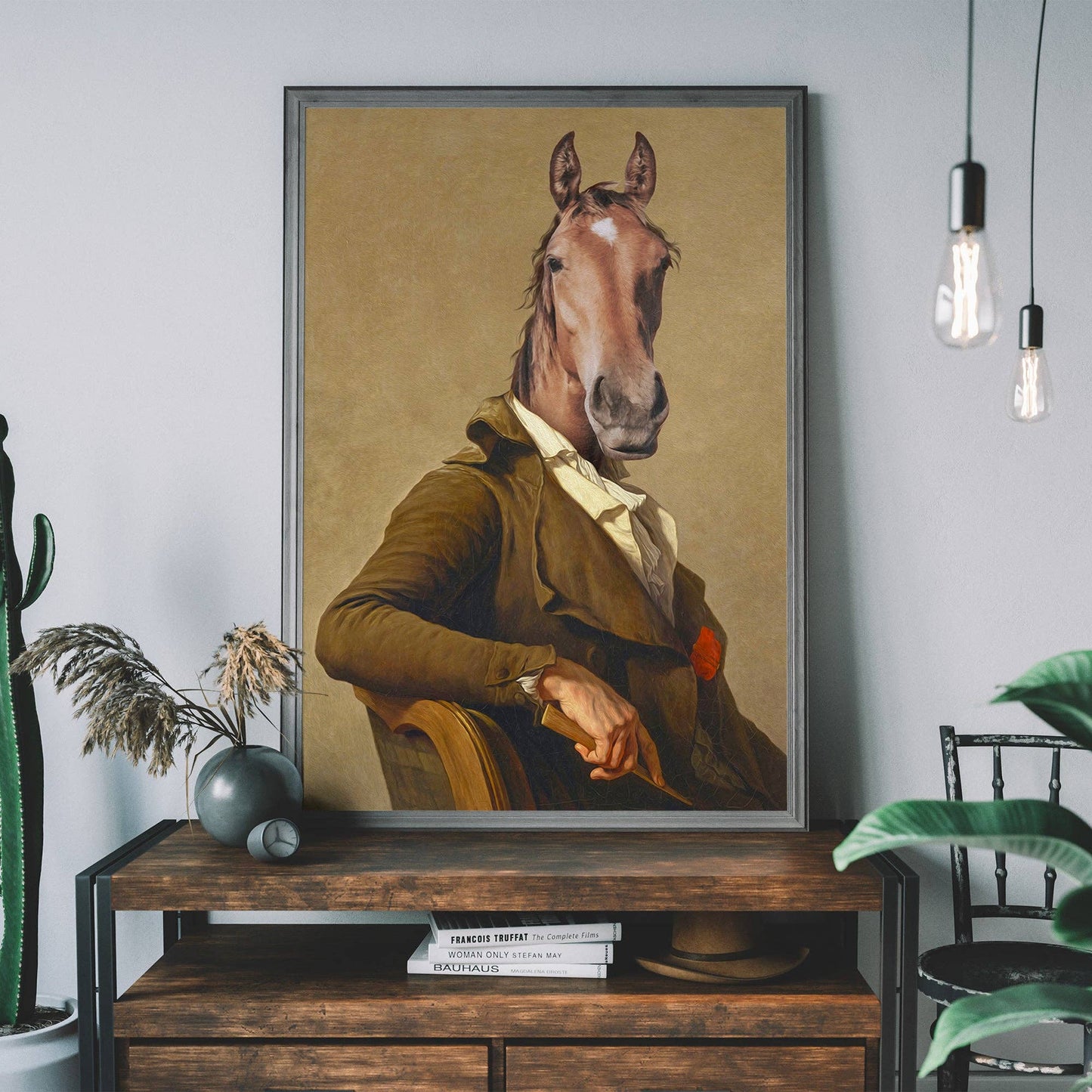 Horse Head Portrait Print: 24 x 35 ¾ in | 61x91 cm / Matte | Pistolnik