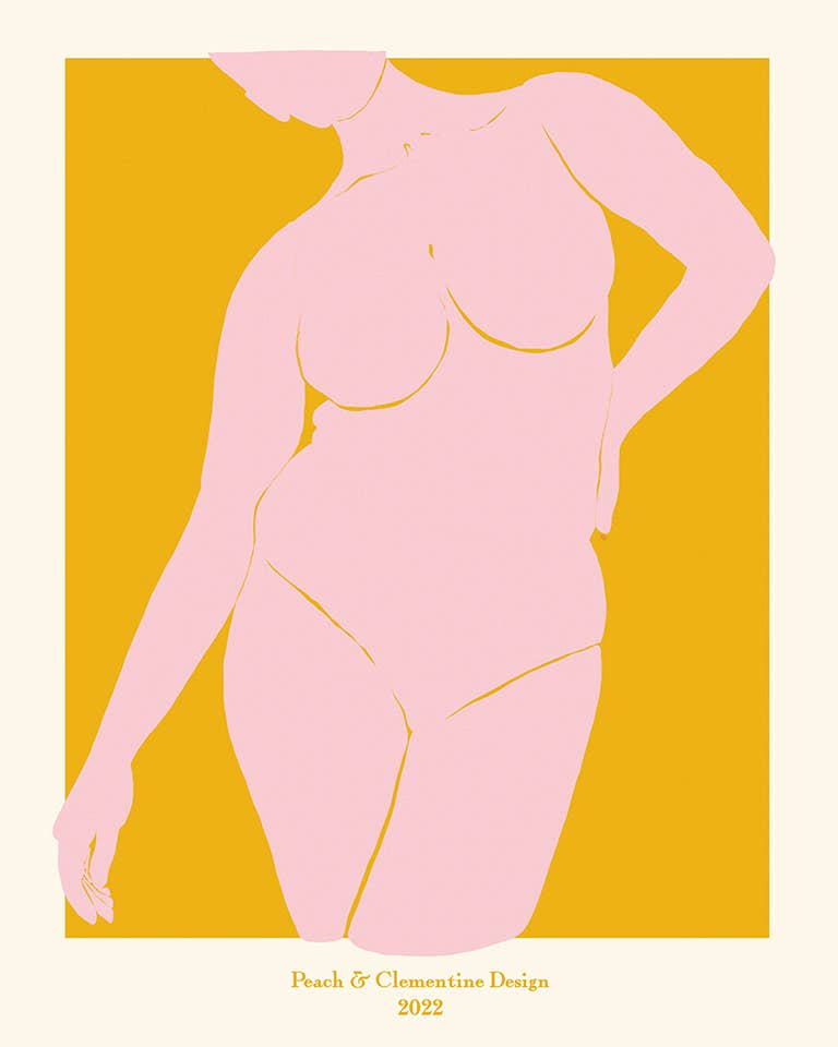 Peach & Clementine Design's Figure #1 Print
